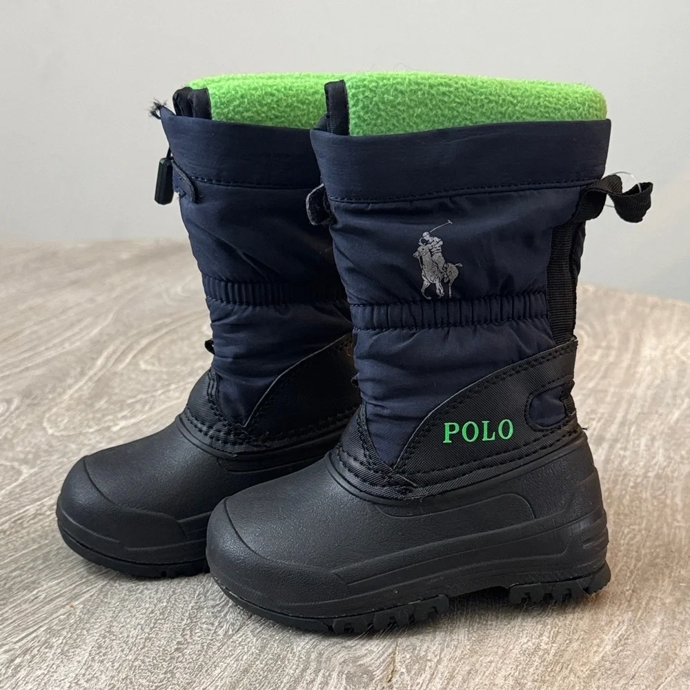 Polo by Ralph Lauren Toddler Boots - Navy and Green